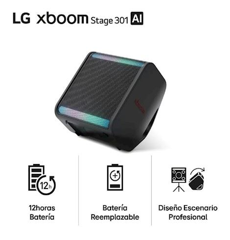 Parlante Bluetooth LG XBOOM STAGE 301 120W IPX4 (2025)